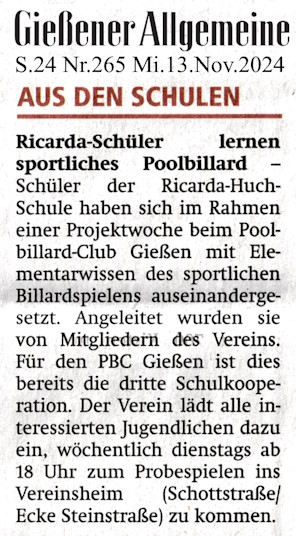 2024-11-13 GiAllgZ_S24 RHS-Schueler lernen sportliches Poolbillard